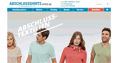 Desktop Screenshot of abschlussshirts.schul.ag